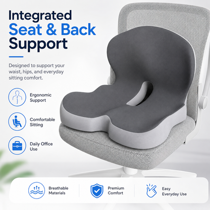 EnzoComfort© Ergonomic Seat Support Cushion